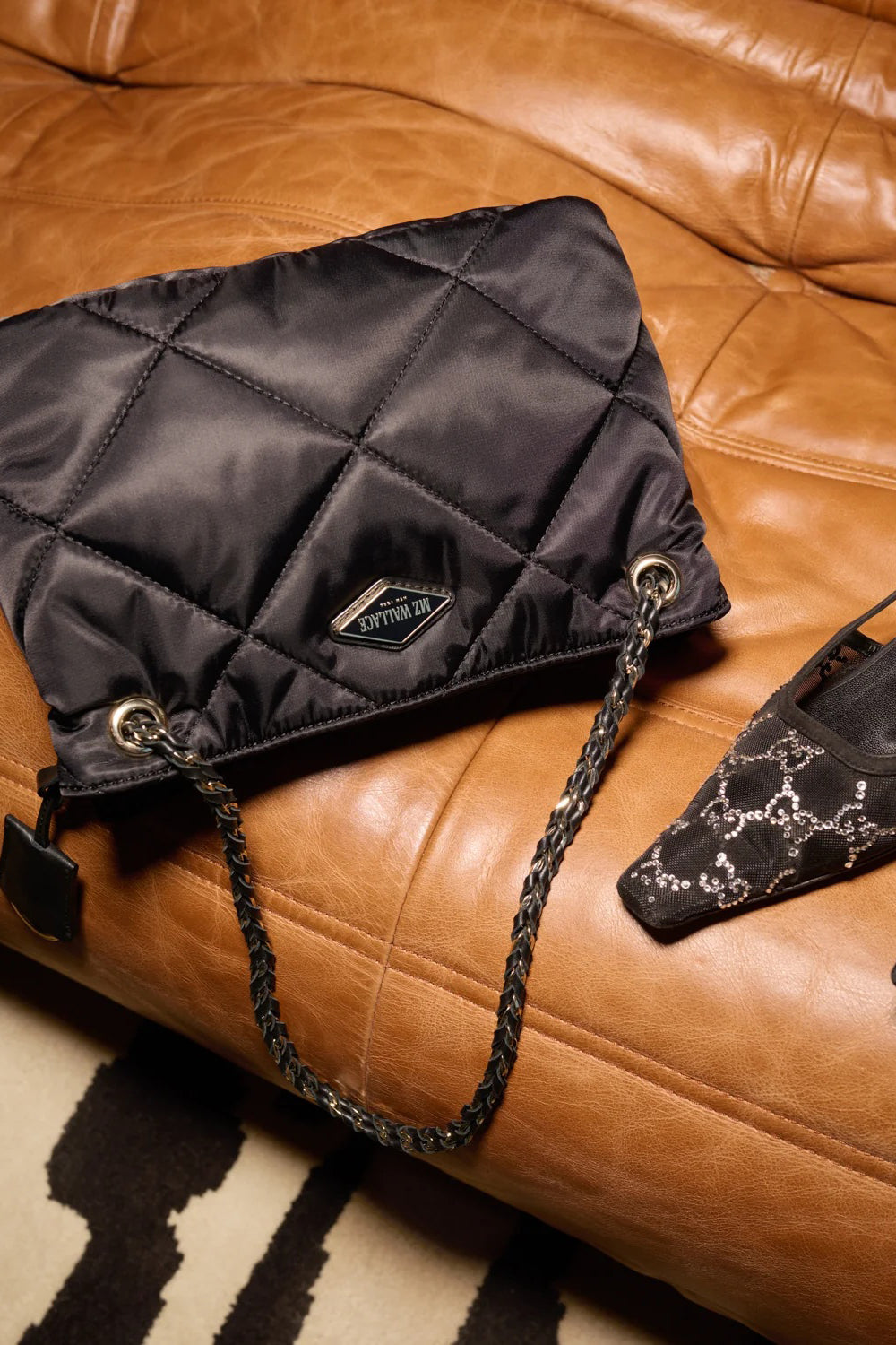 mz wallace black small frankie tote