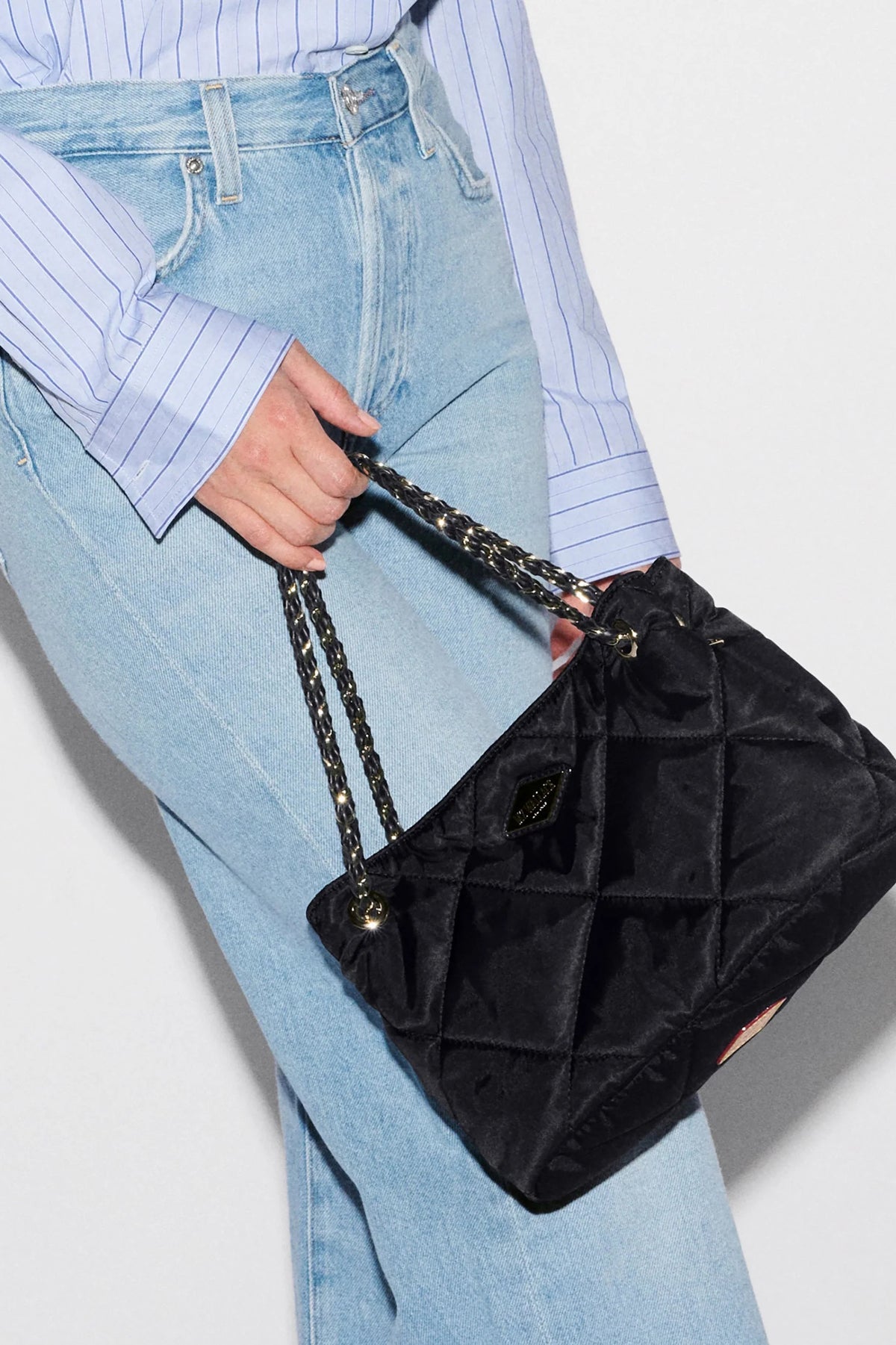 mz wallace black small frankie tote