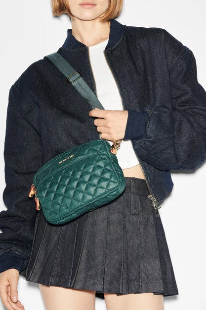 mz wallace emerald small metro camera bag