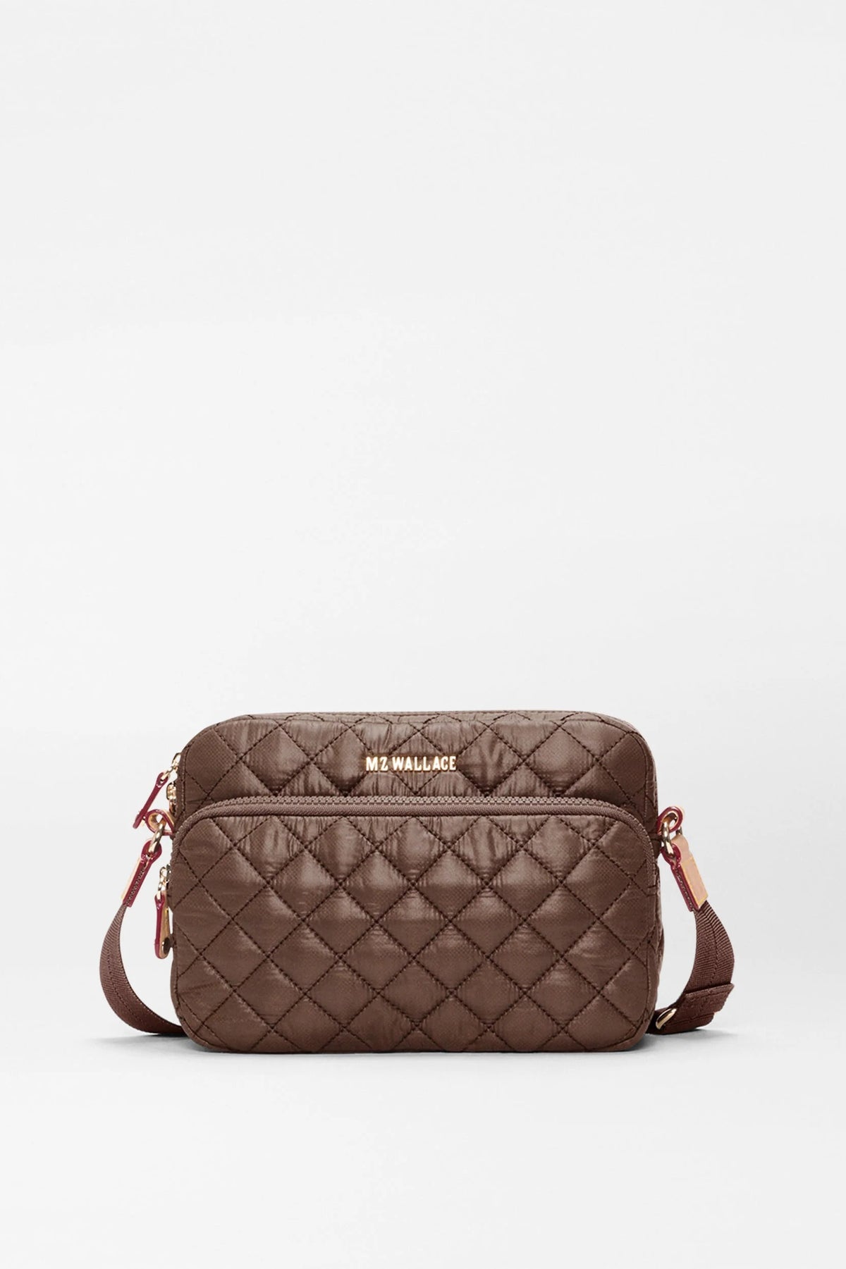mz wallace walnut small metro camera crossbody