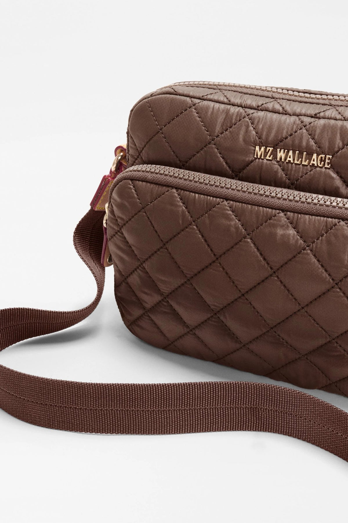 mz wallace walnut small metro camera crossbody