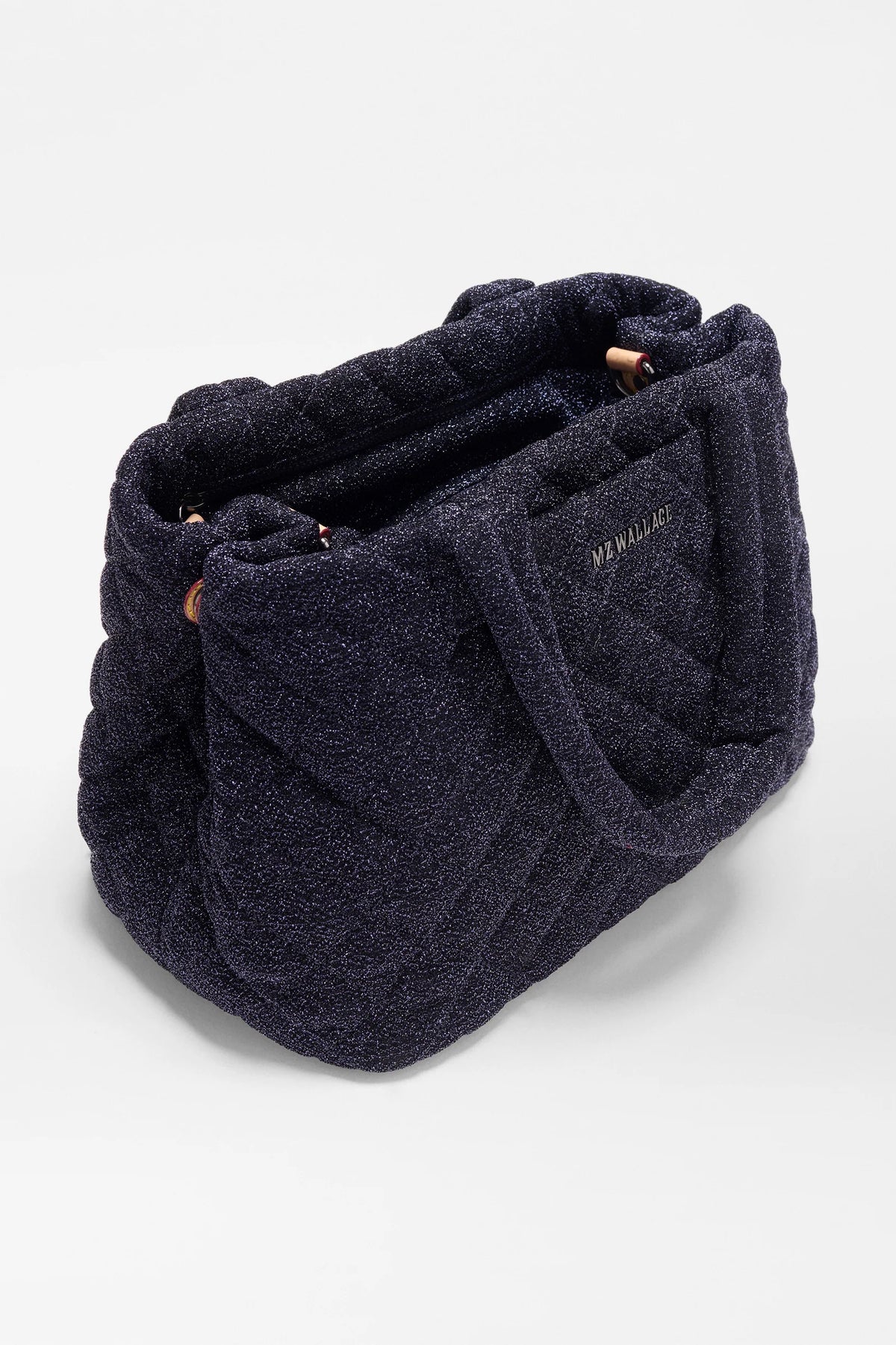 mz wallace midnight shimmer small metro city tote