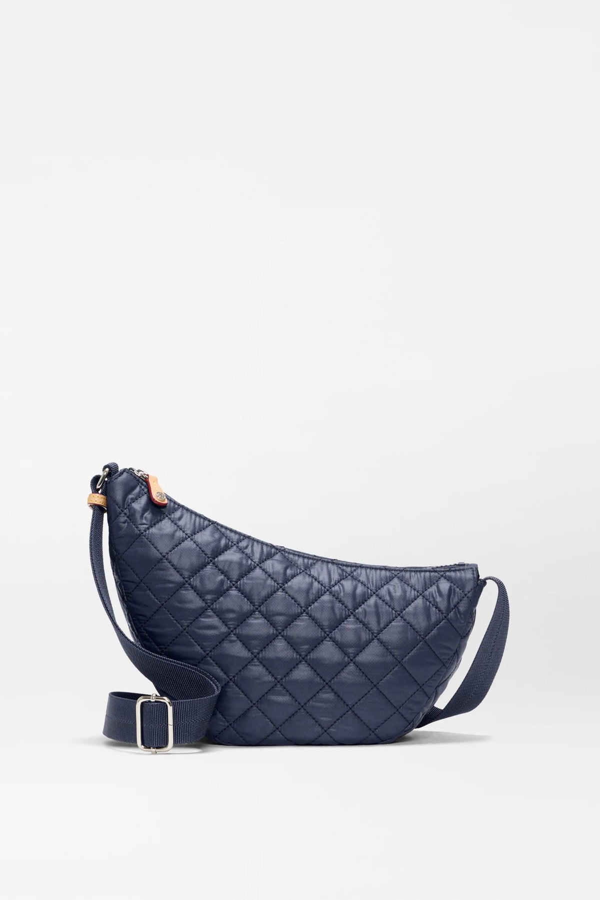 mz wallace navy small metro smile bag