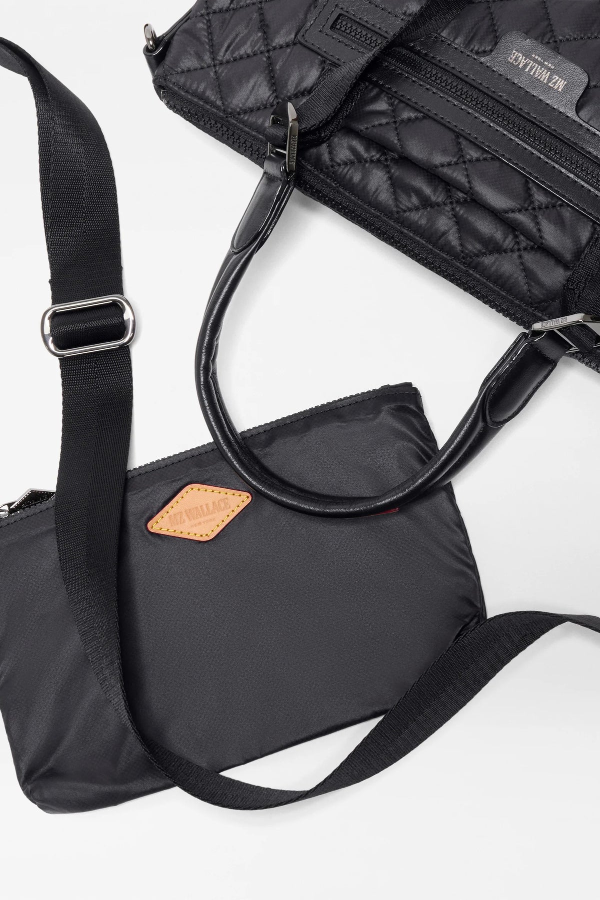 mz wallace black small park satchel