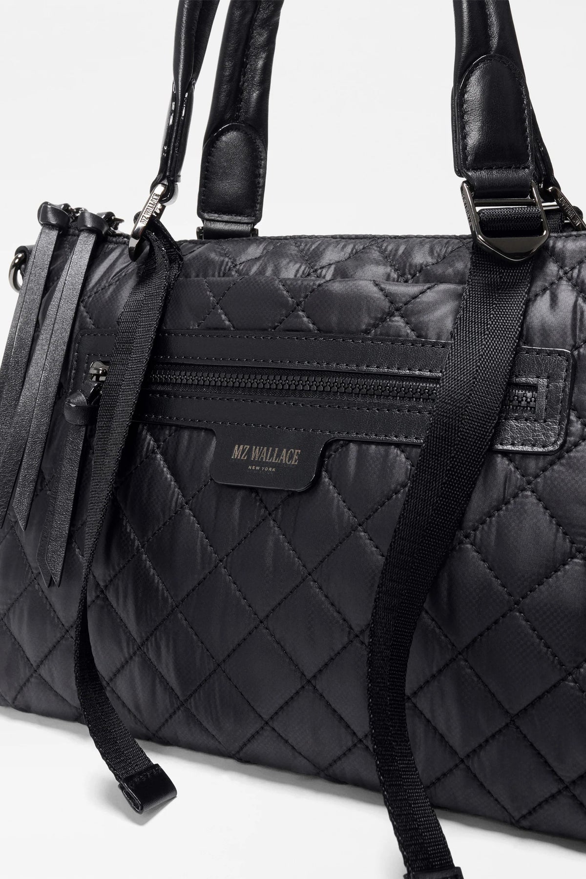 mz wallace black small park satchel