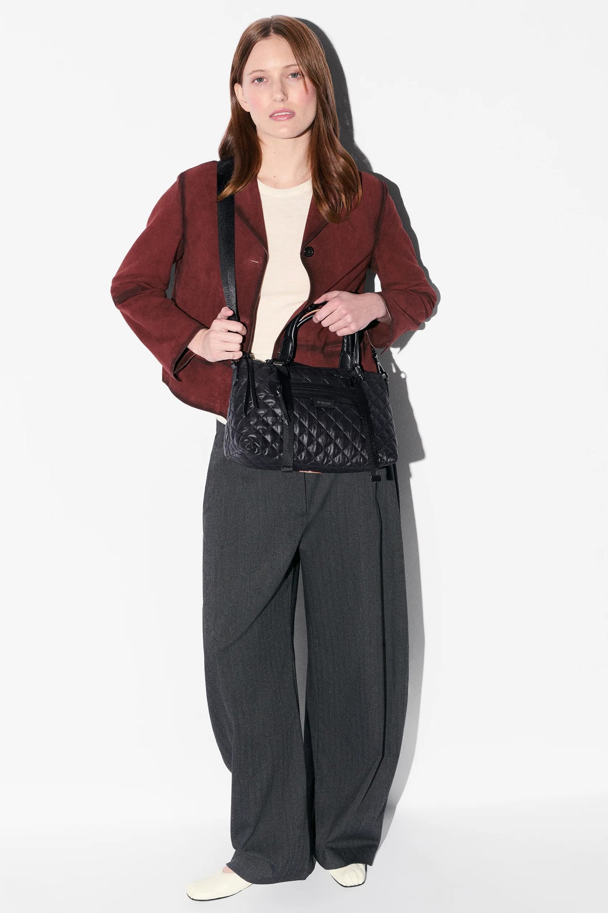 mz wallace black small park satchel