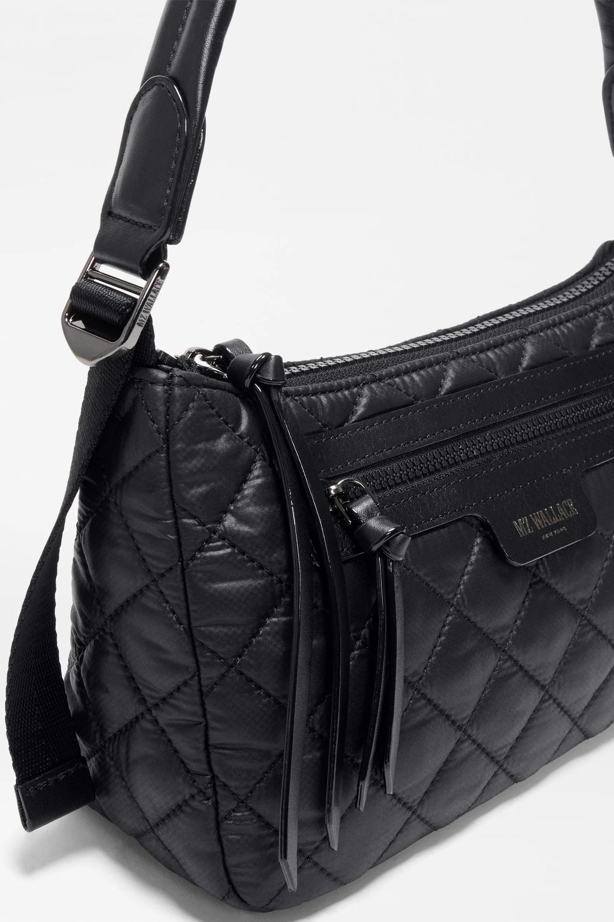 mz wallace black small park shoulder bag