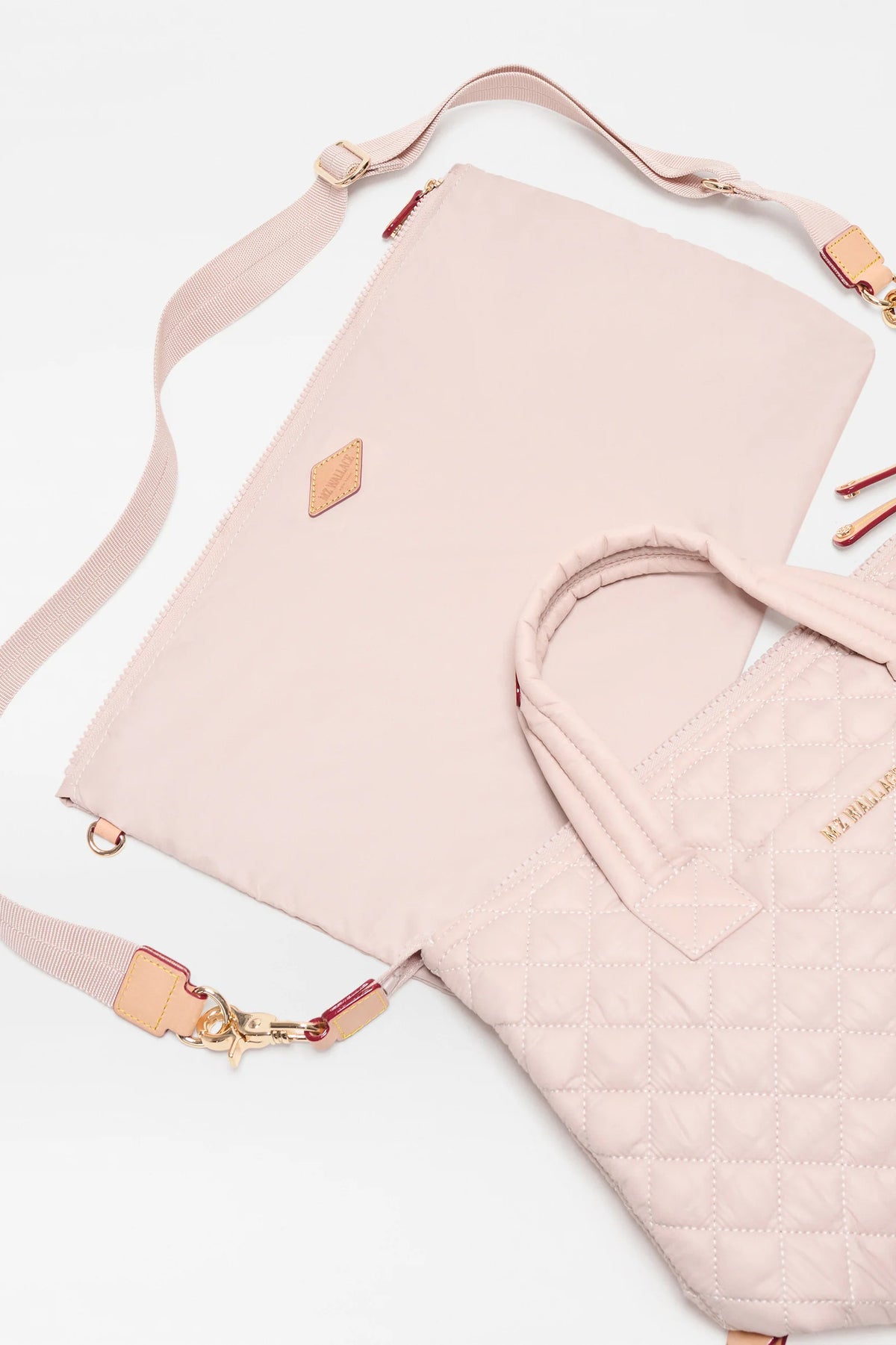 mz wallace city pink small sutton deluxe