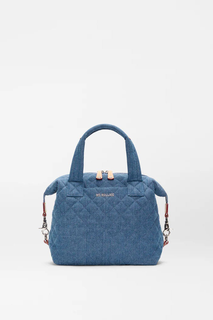 mz wallace true blue denim small sutton deluxe