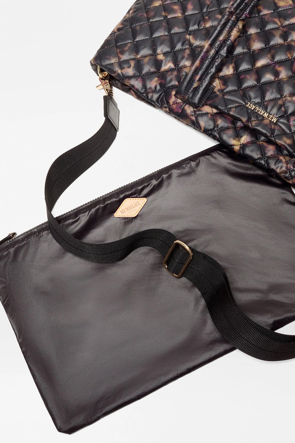 mz wallace tortoise shell medium metro tote deluxe