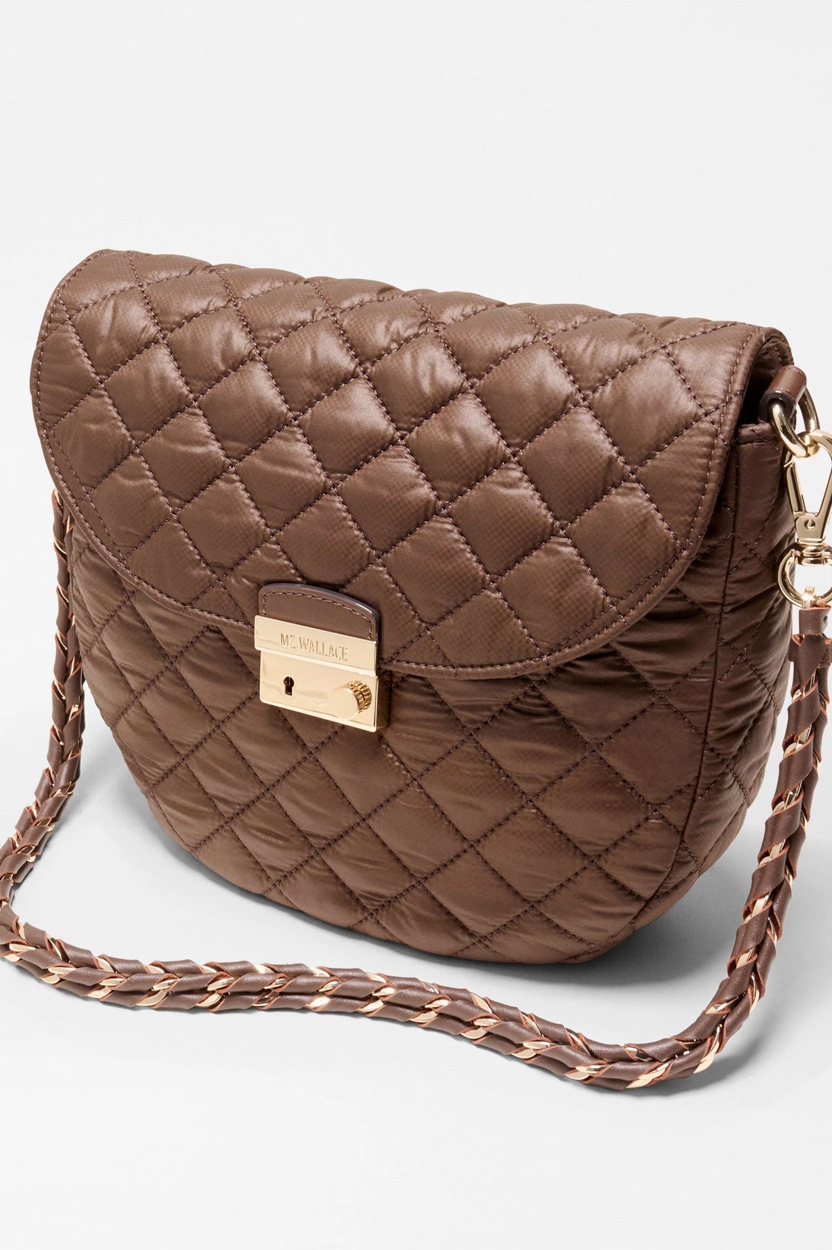mz wallace walnut crosby lock saddle