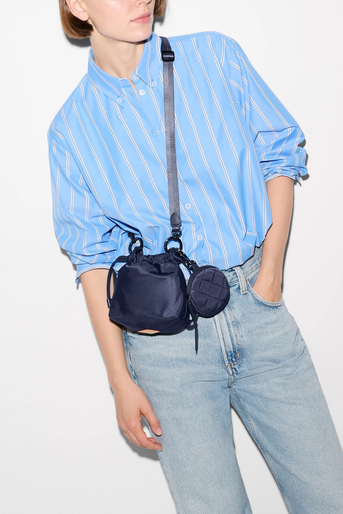mz wallace navy waverly bebe