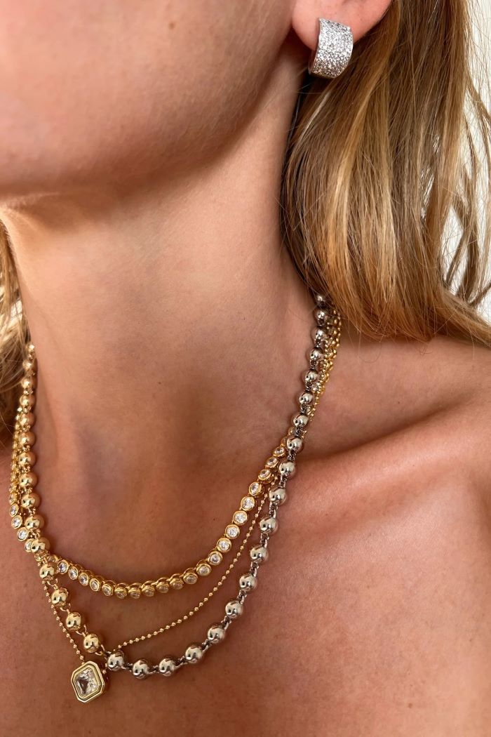 native gem solar necklace 14k gold vermeil 