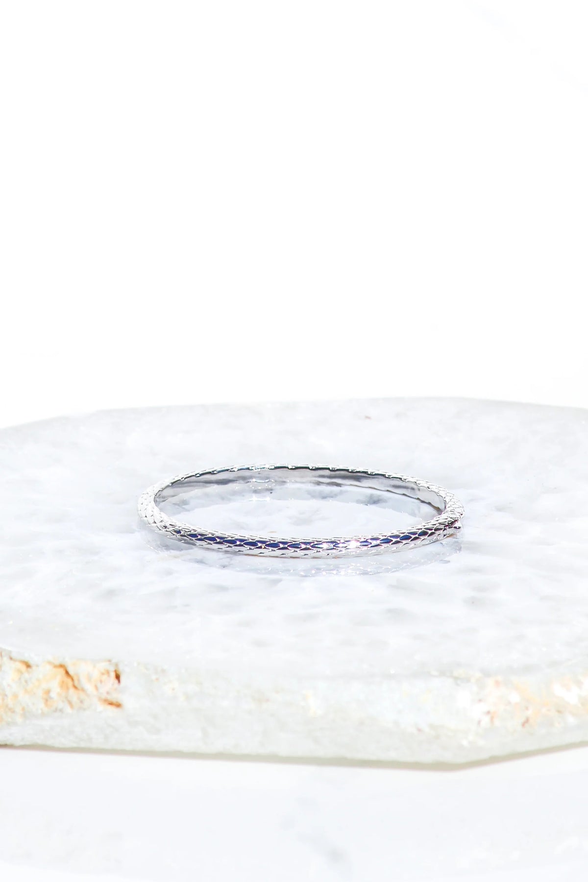 native gem bali bangle sterling silver