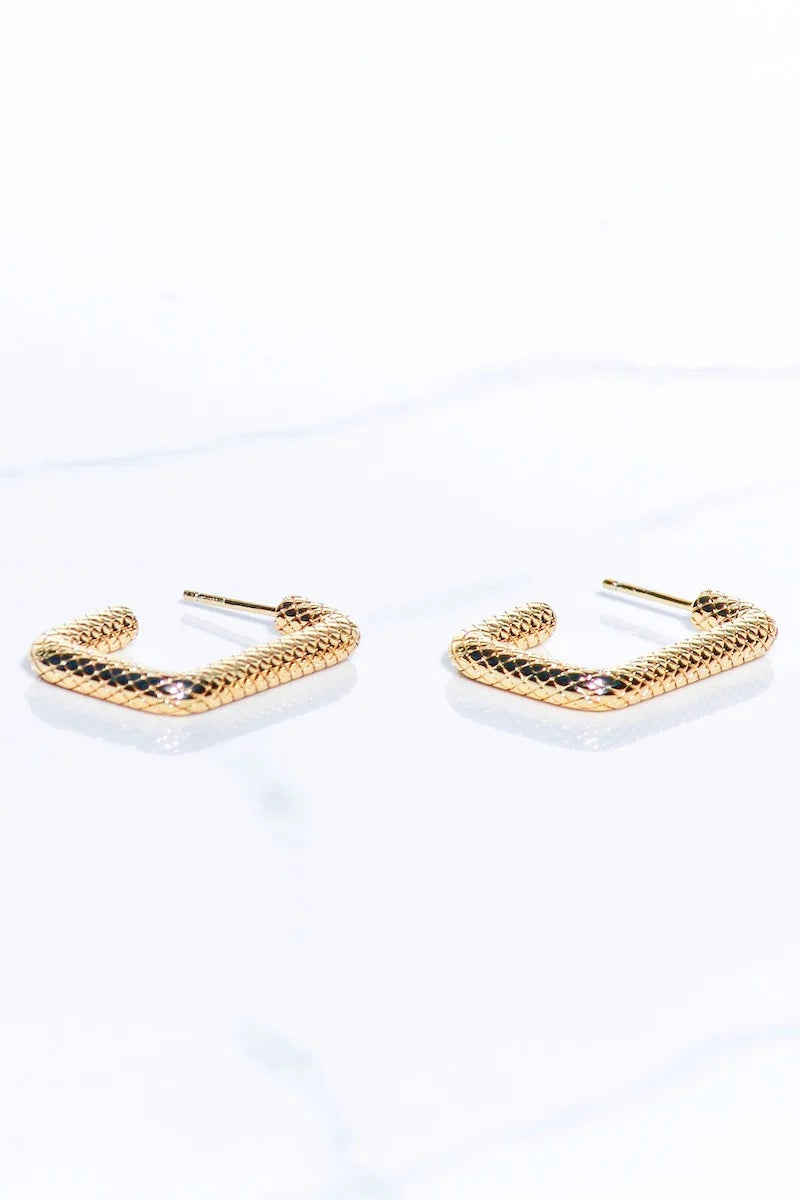 native gem bali hoops gold