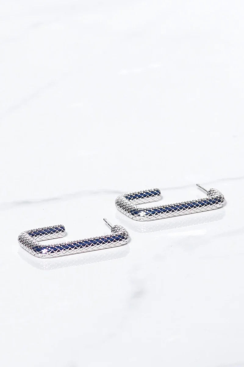 native gem bali hoops sterling silver