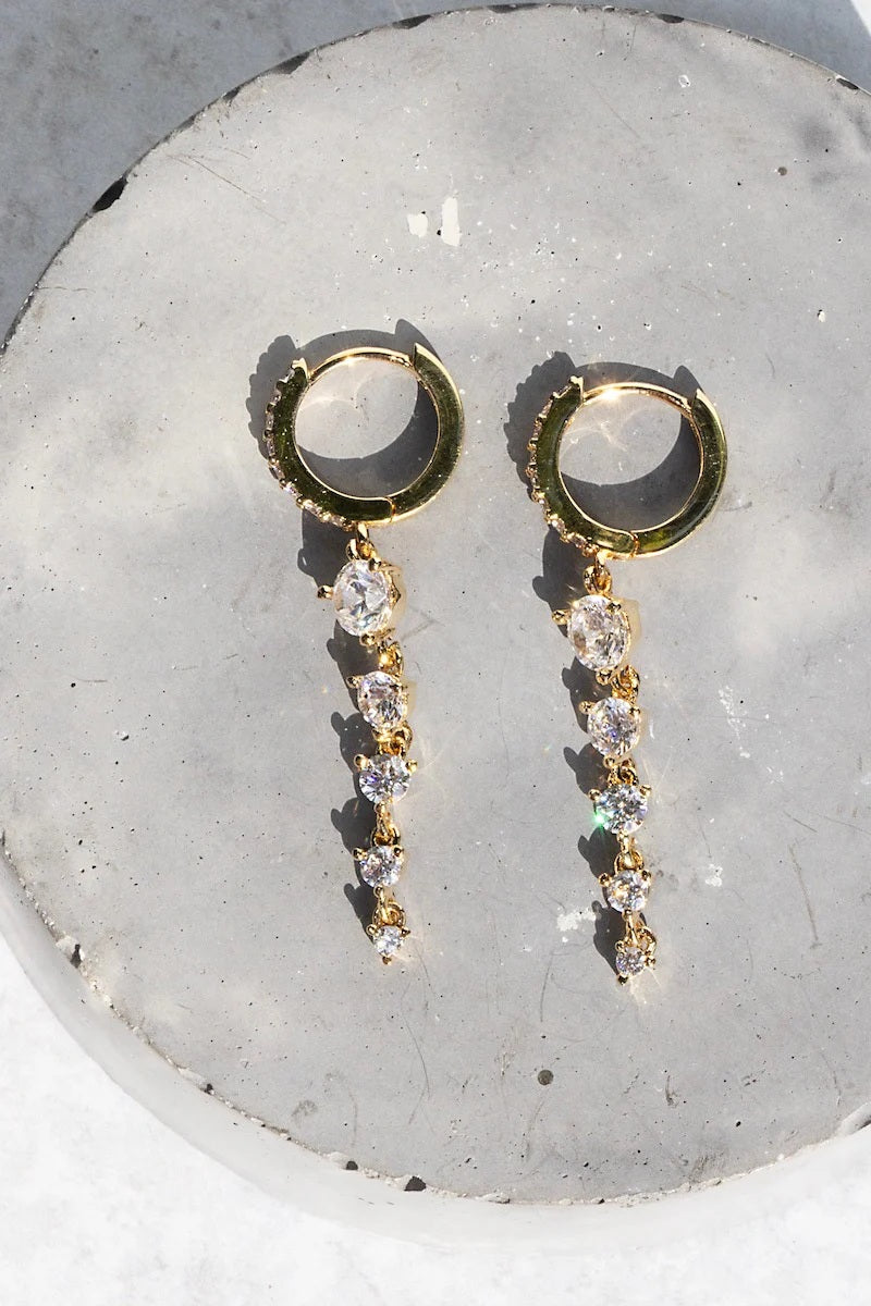 native gem confetti huggies gold vermeil