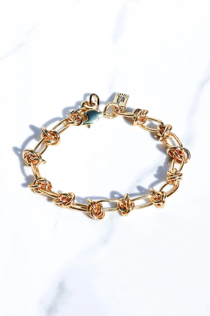 native gem knot bracelet