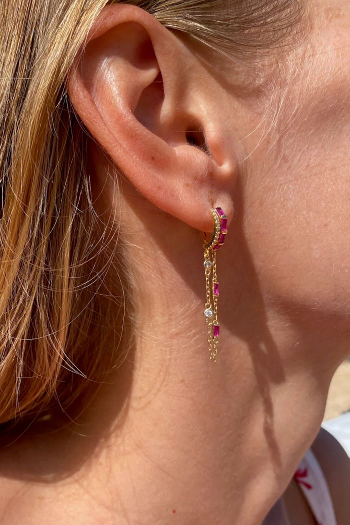 native gem orion earrings ruby 