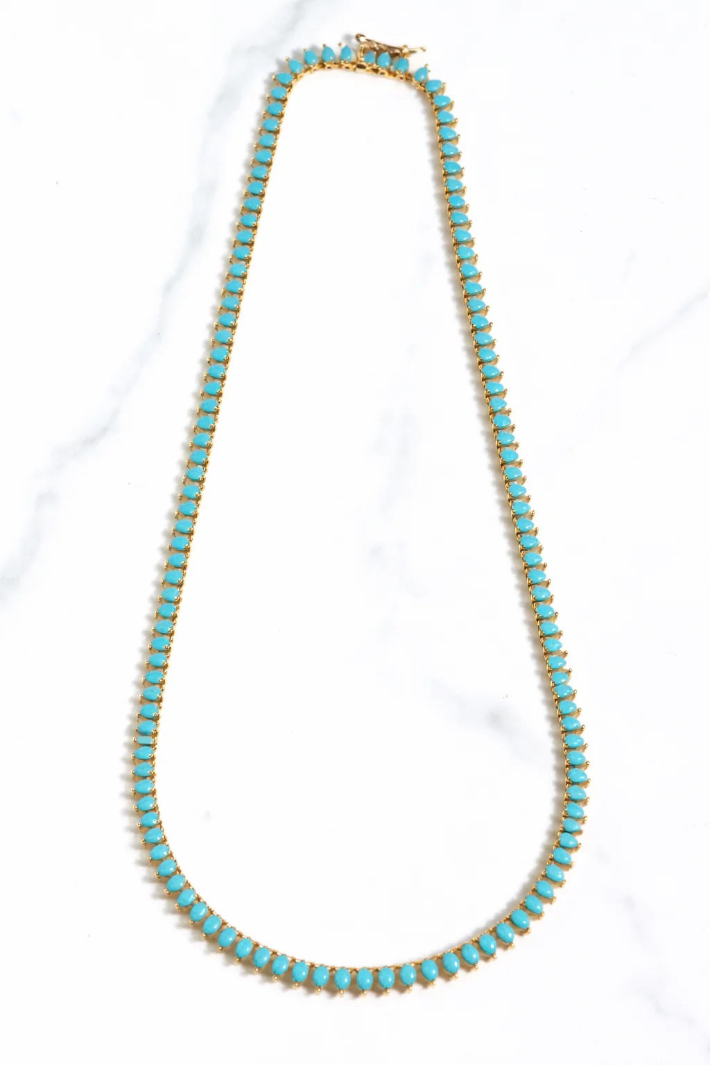 native gem symphony necklace turquoise