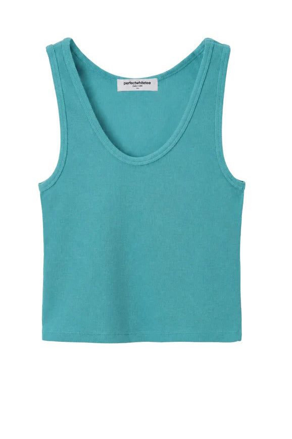 perfectwhitetee blondie teal blue