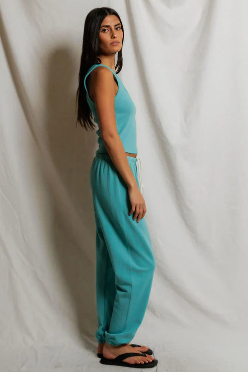 perfectwhitetee blondie teal blue