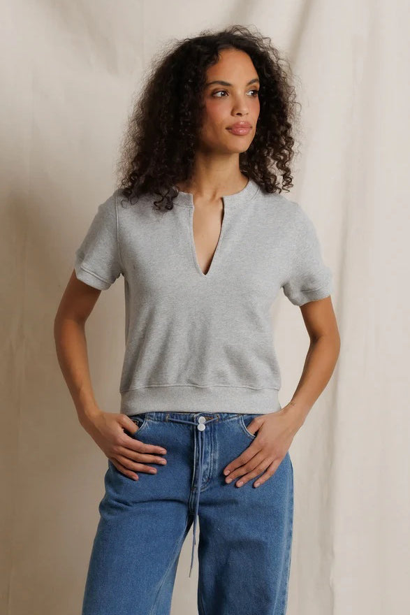 perfectwhitetee cleo heather grey