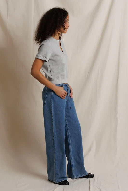 perfectwhitetee cleo heather grey