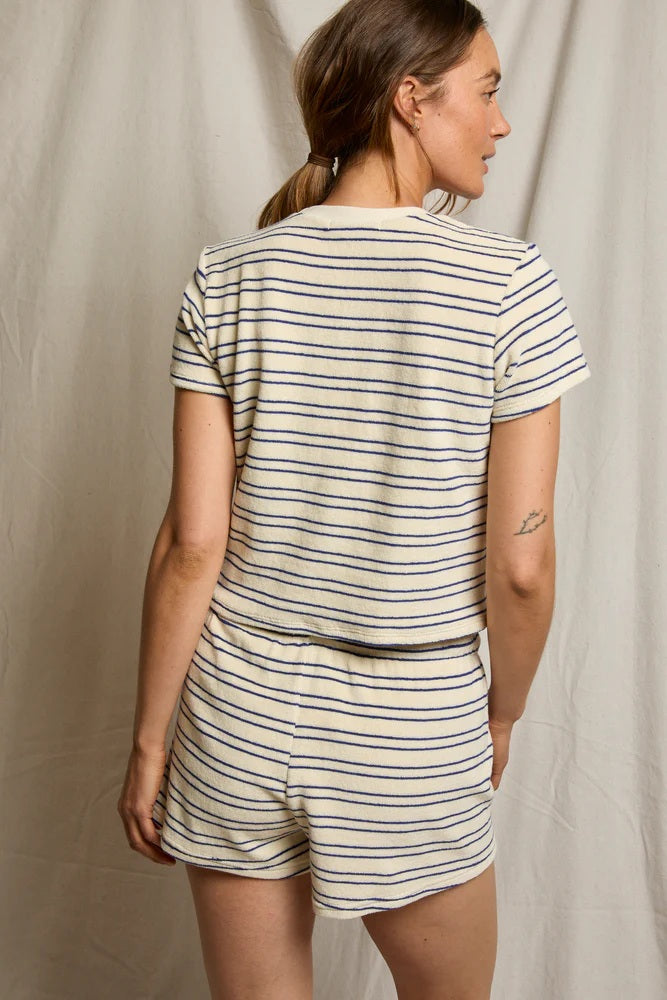 perfectwhitetee eve cobalt sugar stripe