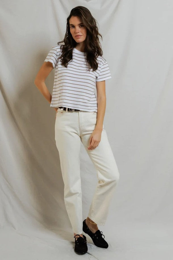 perfectwhitetee everett driftwood stripe