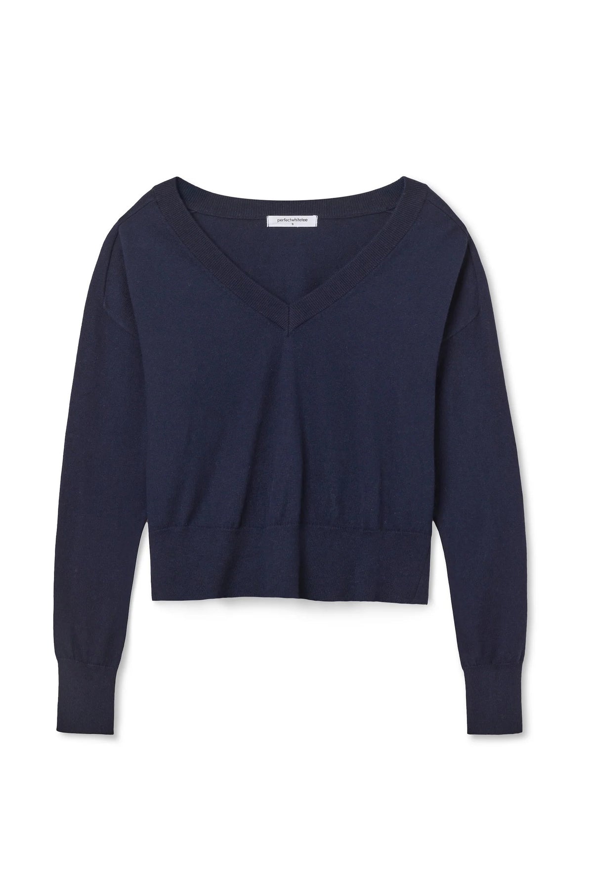perfectwhitetee georgina sweater navy