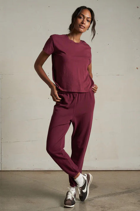 perfectwhitetee harley dark burgundy