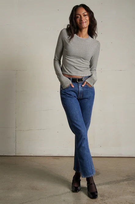 perfectwhitetee jamie ivory black stripe