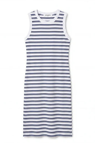 perfectwhitetee lanell navy stripe