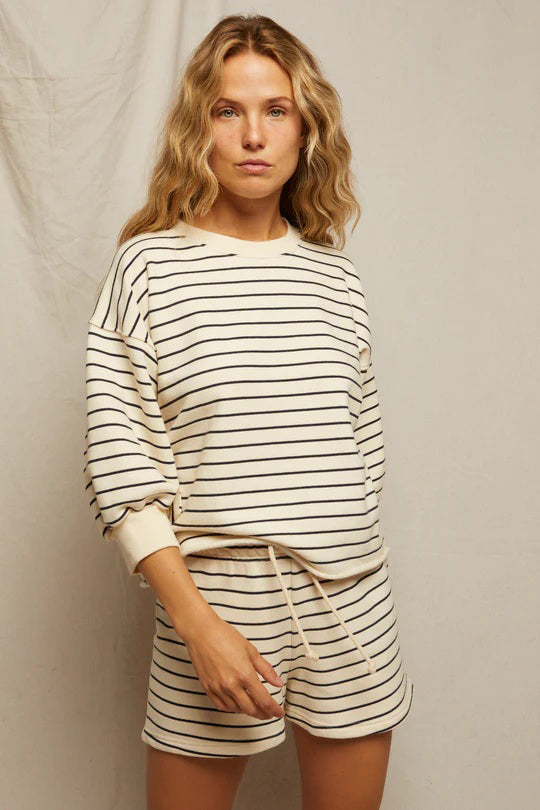 perfectwhitetee niall navy stripe