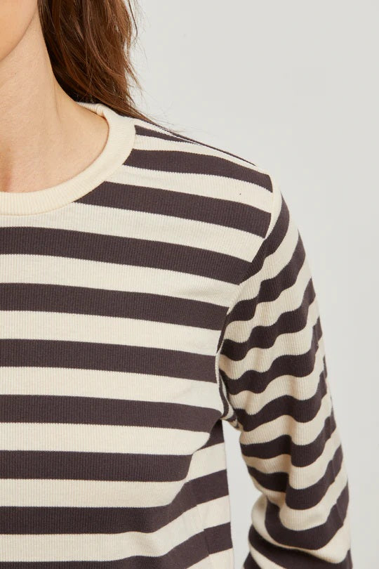 perfectwhitetee stef mocha stripe