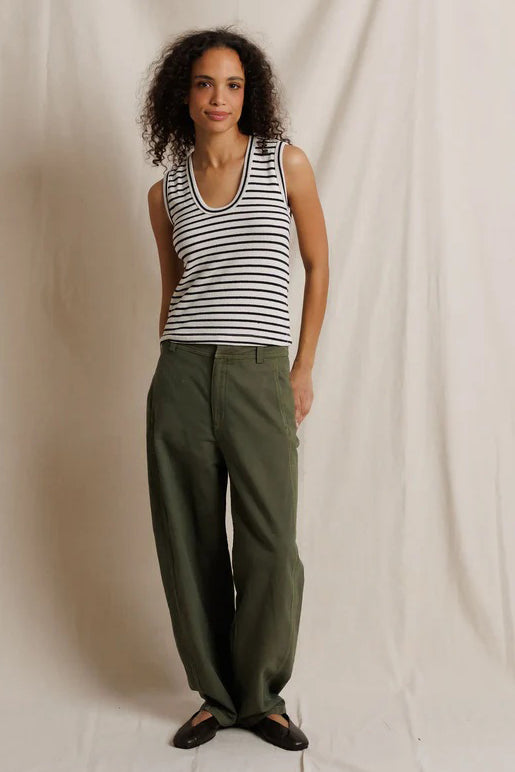 perfectwhitetee tracy natural black stripe