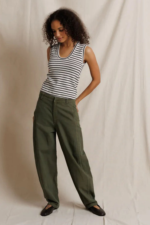 perfectwhitetee tracy natural black stripe