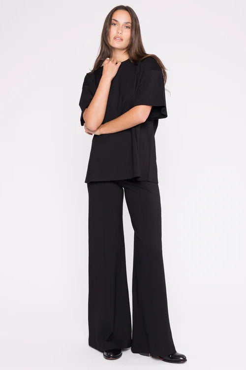 ripley rader ponte knit big shirt black
