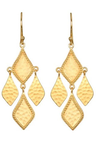 satya adorned with light chandelier earrings 