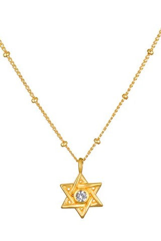 satya guiding faith star of david necklace