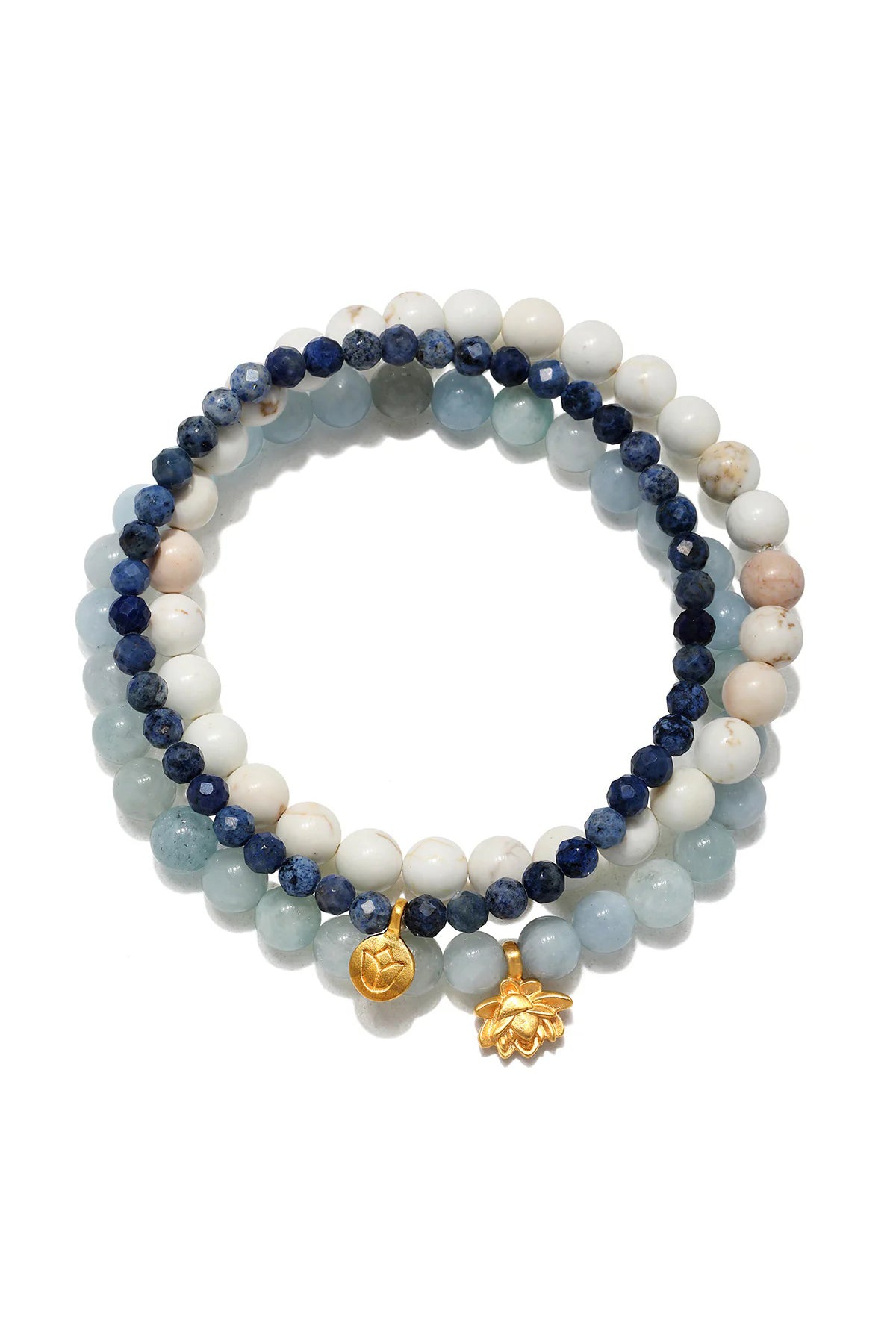 satya manifest positivity gemstone bracelet set