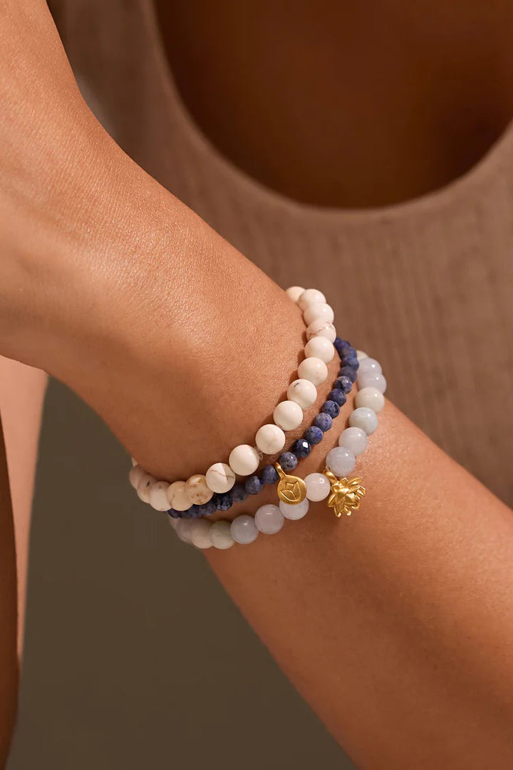 satya manifest positivity gemstone bracelet set