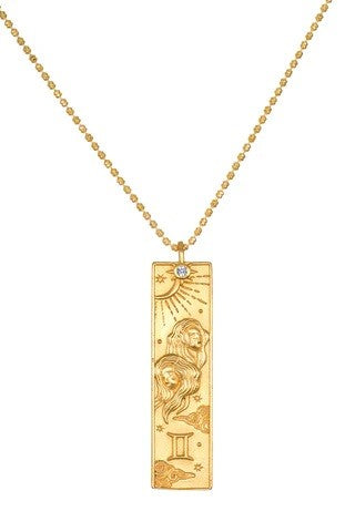 satya story of gemini zodiac necklace