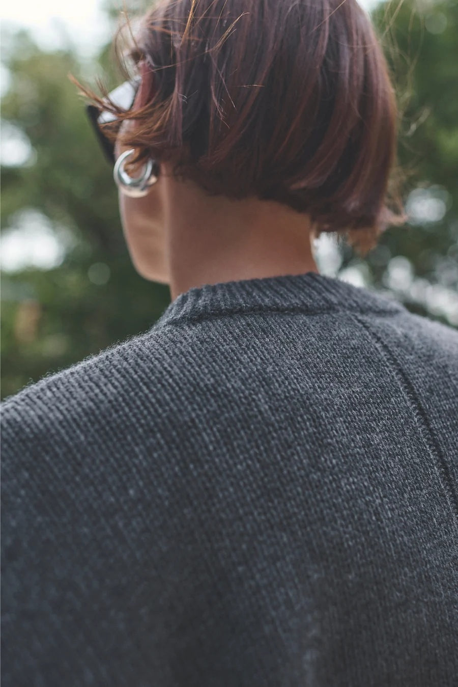 soldout.nyc the cashmere signature crew charcoal