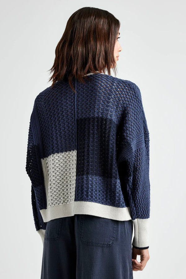 splendid audrey cardigan navy/pale oak 