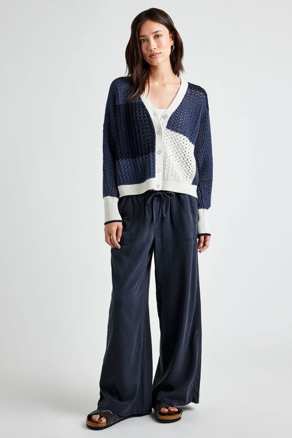 splendid audrey cardigan navy/pale oak 