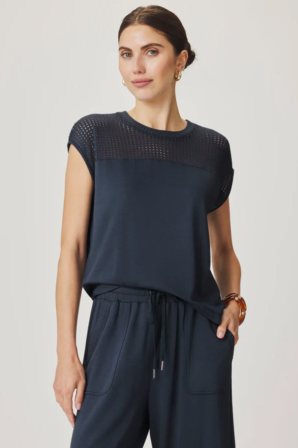 splendid jada top navy