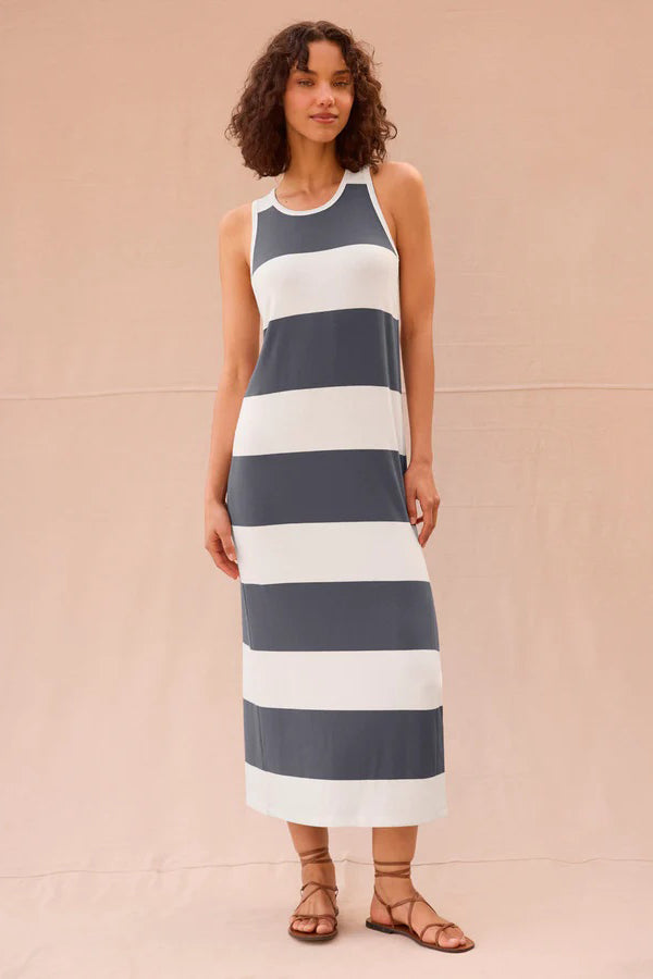 splendid jenna dress white ink