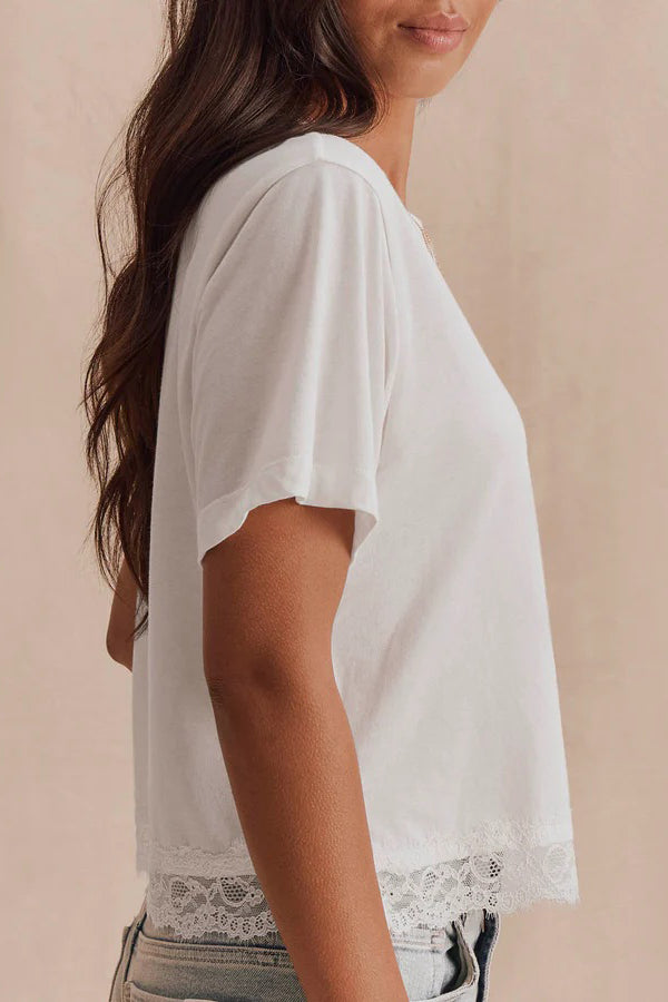 splendid lainey tee shell